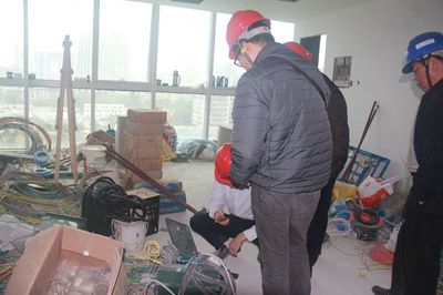 廣東三建機電設備安裝現(xiàn)場施工觀摩學習