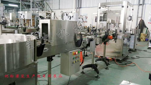 奶粉罐裝生產線 蛋白粉罐裝聽裝生產線
